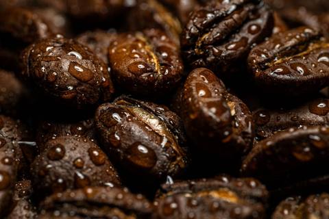 Café décaféiné doux en grains