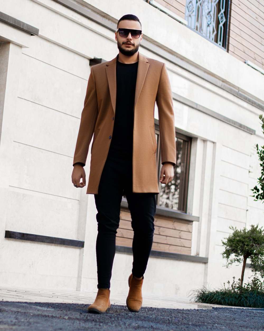 Rayon Manteaux et vestes — manteau long camel en laine
