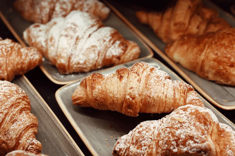 La vitrine des croissants