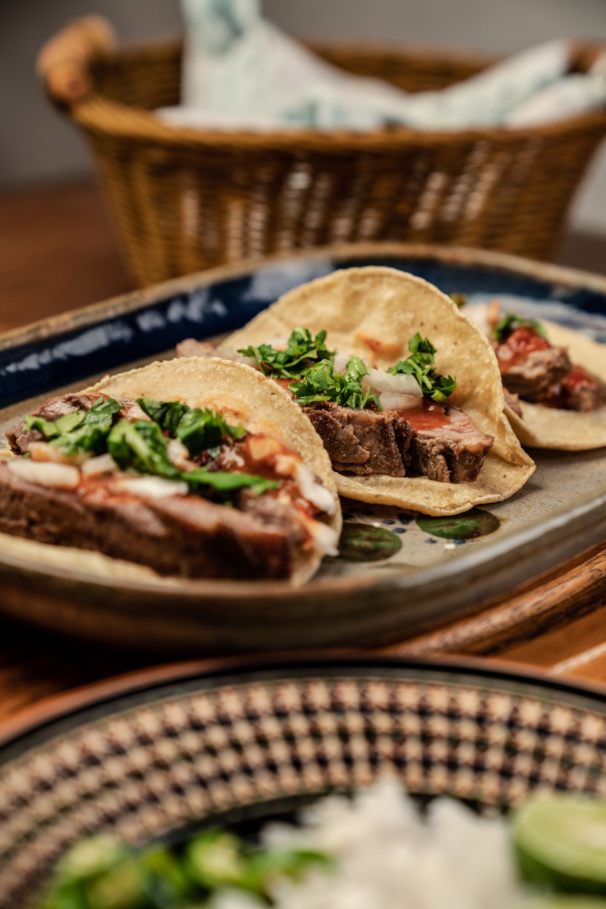 Tacos de bœuf grillé à la coriandre