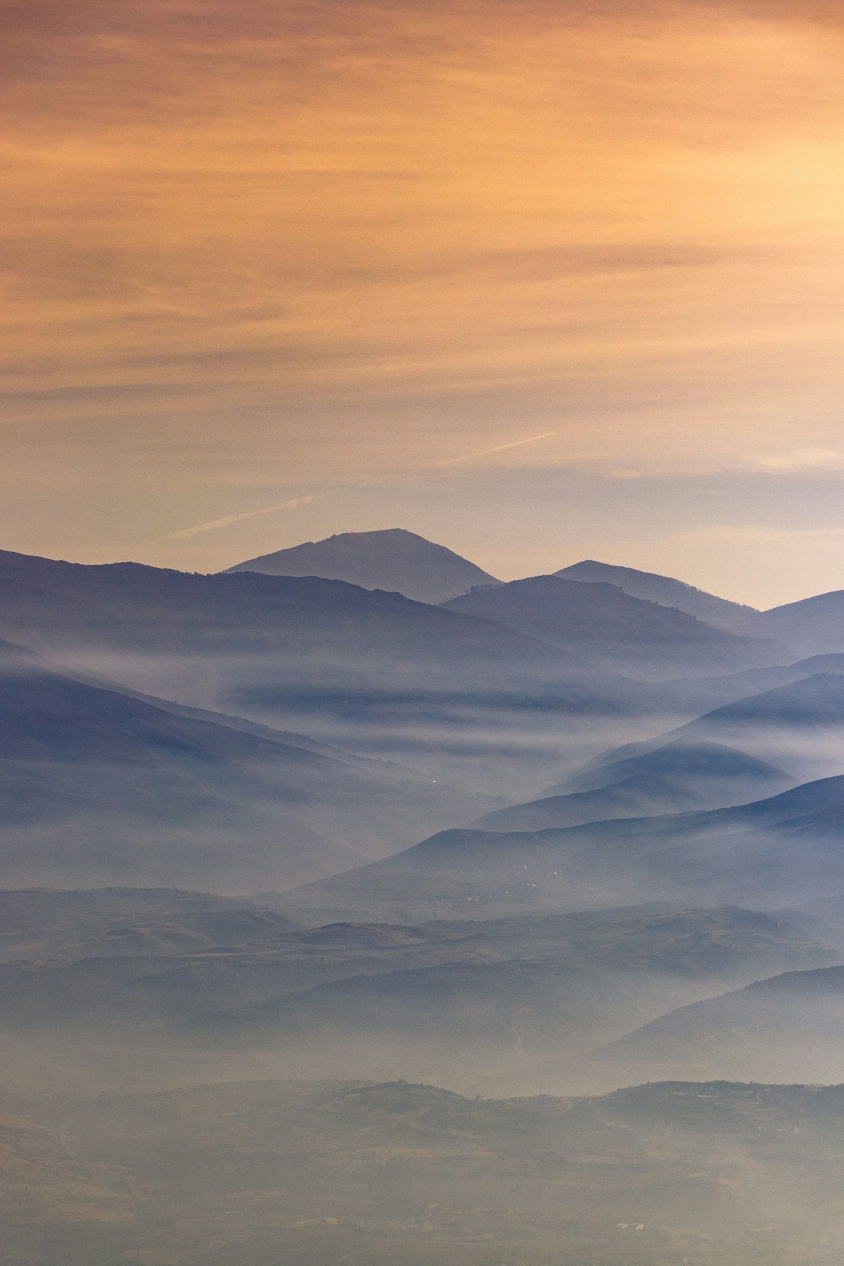 Paysage — Crêtes au levant