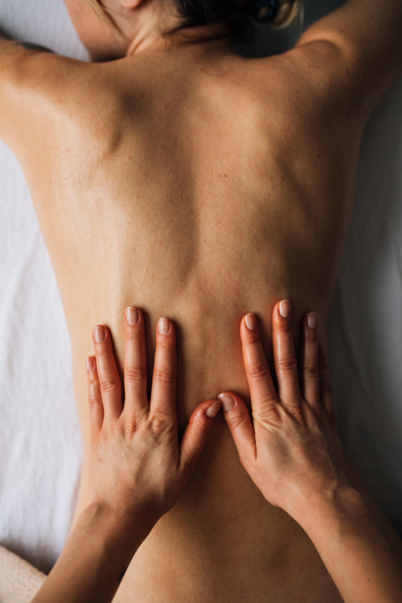 Huile de massage & serviettes