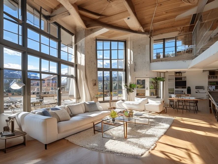 Loft sous les toits, cachet industriel — Fribourg, Bourg