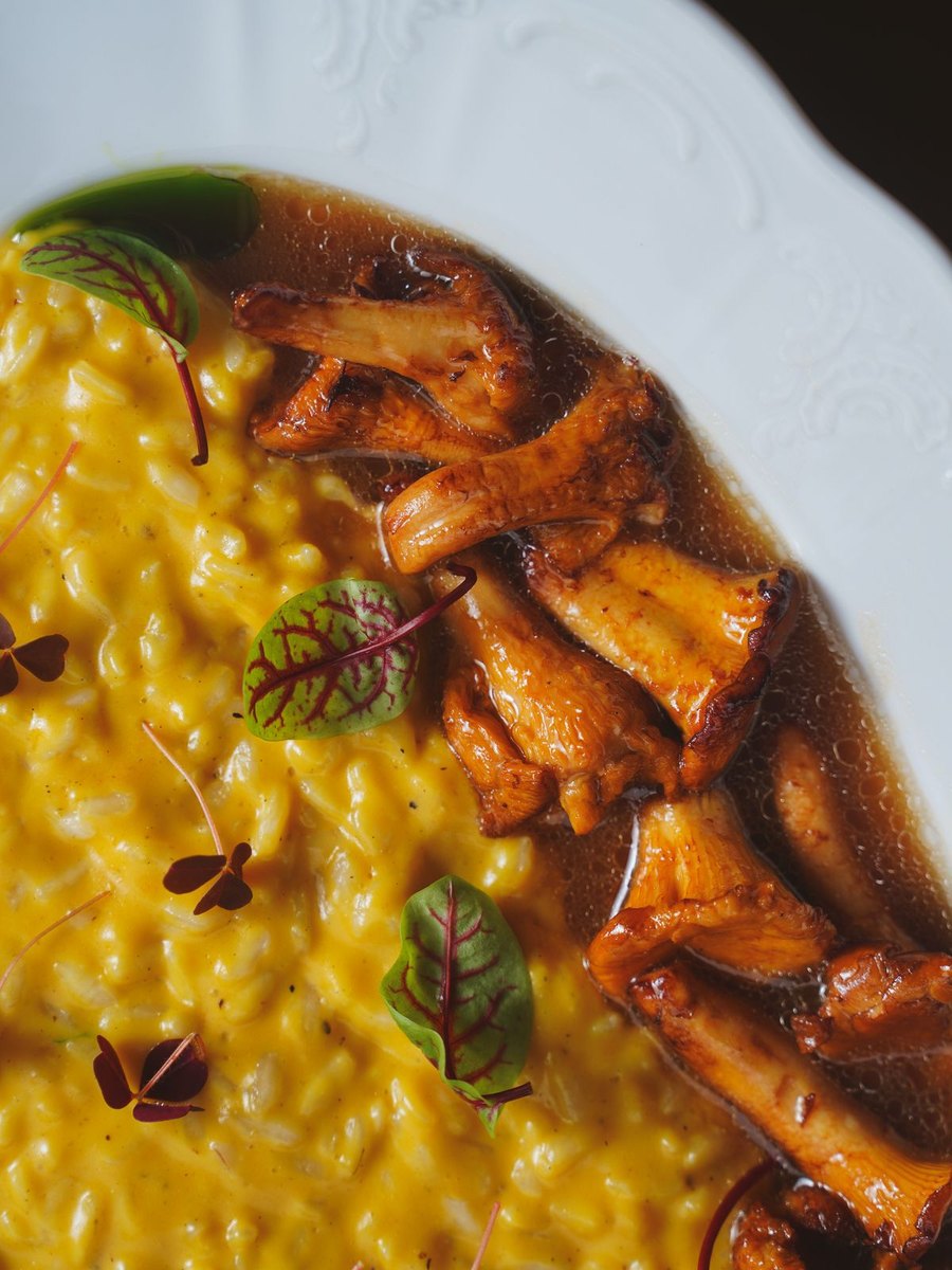 Risotto crémeux aux champignons du moment